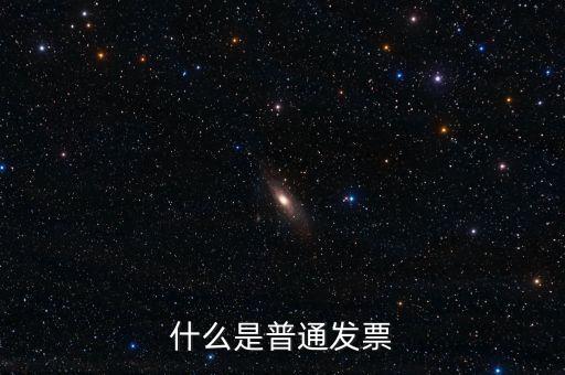 增值稅普通發(fā)票是什么意思，什么是普通發(fā)票