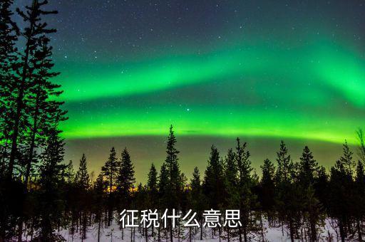 什么是帶征稅額，征稅什么意思