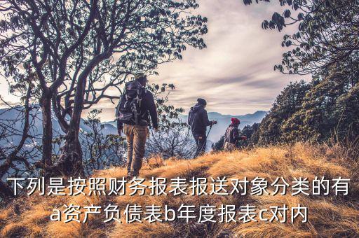 財務(wù)報表報送小類選什么，下列是按照財務(wù)報表報送對象分類的有a資產(chǎn)負(fù)債表b年度報表c對內(nèi)
