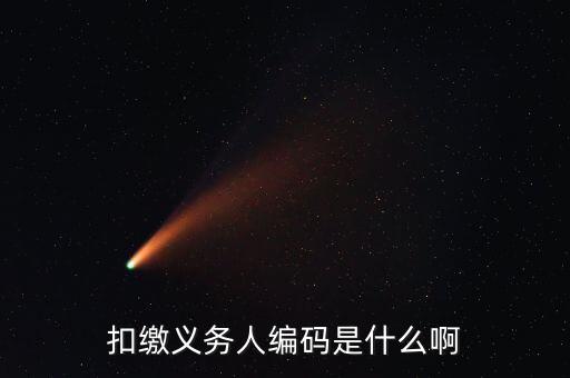江西扣繳義務人編碼是什么，扣繳義務人編碼是什么號它和納稅人識別號是一個號嗎