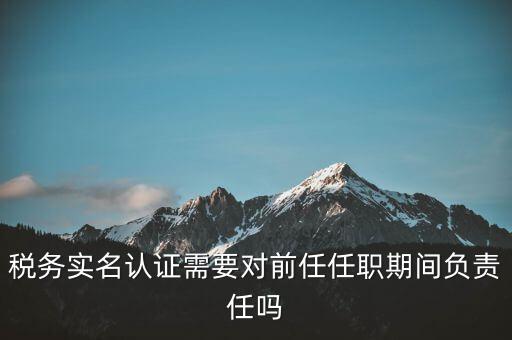 實名辦稅有什么意見，稅務(wù)要實名認(rèn)證是什么意思