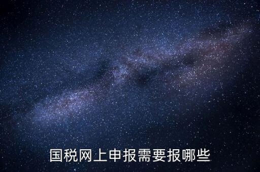 網(wǎng)上申報(bào)國(guó)稅需要什么，去國(guó)稅辦稅大廳申報(bào)網(wǎng)上申報(bào)資格需要什么