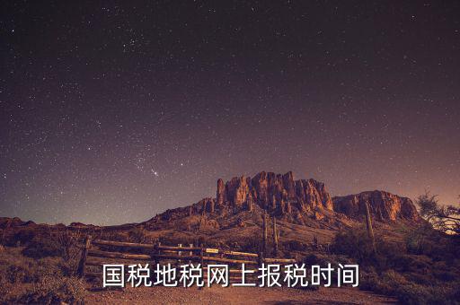 地稅年報(bào)報(bào)什么時(shí)候，國(guó)稅地稅網(wǎng)上報(bào)稅時(shí)間