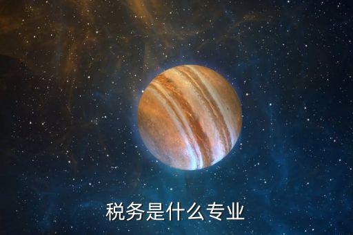 稅務(wù)向?qū)鞘裁?，稅?wù)是什么專業(yè)