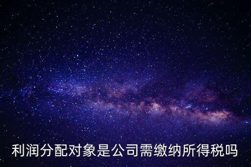 利潤分配交什么稅，企業(yè)年終利潤分配還要再繳什么稅嗎