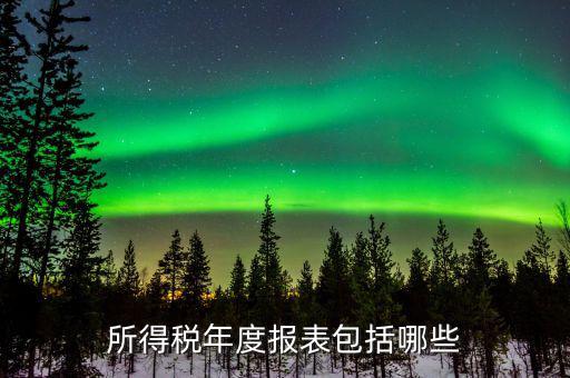 報(bào)稅的年度報(bào)表是什么，什么是年度報(bào)表