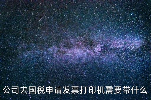 公司去國稅申請(qǐng)發(fā)票打印機(jī)需要帶什么