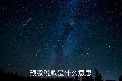 本期預(yù)繳稅額是什么意思，預(yù)繳稅款是什么意思