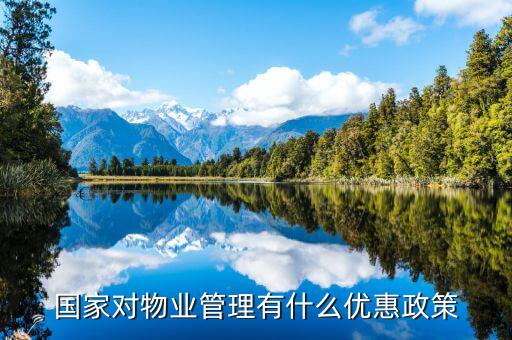 國家對物業(yè)的稅收有什么政策，物業(yè)公司需要繳納哪些稅收