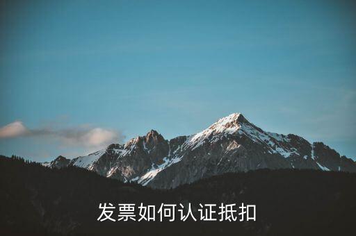 增值稅抵扣如何認證，增值稅抵扣發(fā)票怎么認證申報呀