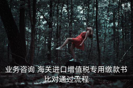 業(yè)務(wù)咨詢 海關(guān)進(jìn)口增值稅專用繳款書比對(duì)通過流程