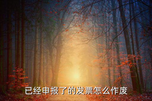 已抄稅發(fā)票如何作廢，已報(bào)送的普通增值稅發(fā)票怎么作廢