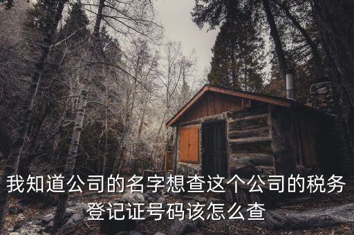 如何查詢稅務(wù)登記證號碼，稅務(wù)登記號查詢