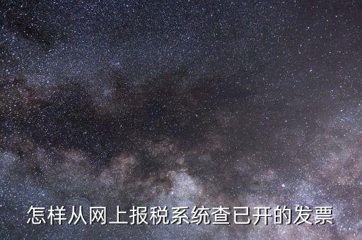 如何查詢網(wǎng)上申請(qǐng)的郵寄發(fā)票，怎樣從網(wǎng)上報(bào)稅系統(tǒng)查已開(kāi)的發(fā)票
