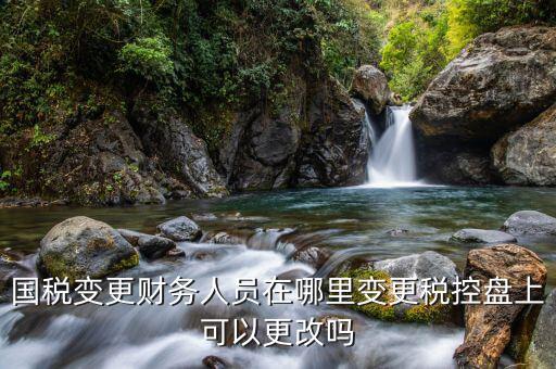 江西國稅局網上如何更改辦稅員，國稅變更財務人員在哪里變更稅控盤上可以更改嗎
