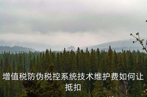 稅控維護(hù)費(fèi)如何抵稅，稅控維護(hù)費(fèi)抵扣問題