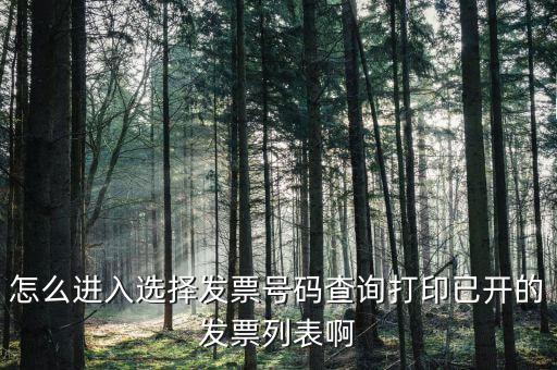 如何根據(jù)發(fā)票號碼查詢，如何通過發(fā)票代碼和號碼查詢發(fā)票具體信息