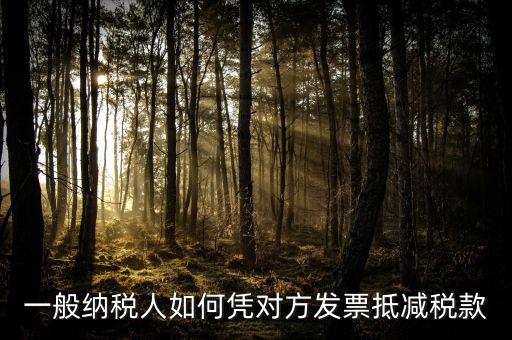 成本票如何抵減增值稅，一般納稅人如何憑對方發(fā)票抵減稅款