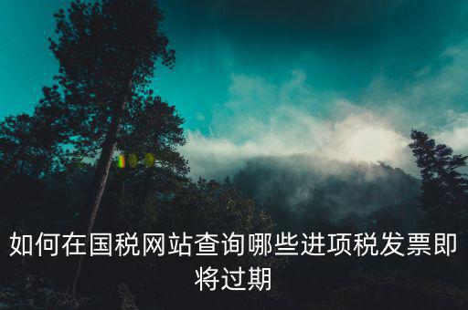 稅務局如何查進項票，營改增了如何抵扣呢怎么去查詢發(fā)票進項信息