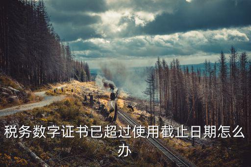 稅務(wù)數(shù)字證書過(guò)期如何更新，數(shù)字CA證書將過(guò)期該如何更換