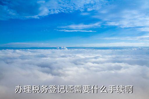 稅務行政許可證要如何辦理，辦理稅務登記證需要什么手續(xù)啊