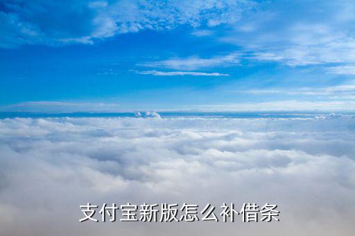 支付寶補(bǔ)欠條怎么取消,借條注意事項