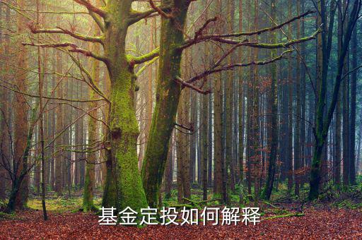 定投是什么，什么是定投基金