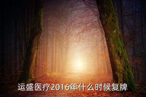 盛運(yùn)股份什么時(shí)候復(fù)牌，盛運(yùn)股份什么時(shí)候復(fù)牌
