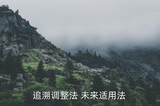 什么情況下追溯調(diào)整，會(huì)計(jì)變更中什么叫追溯調(diào)整法