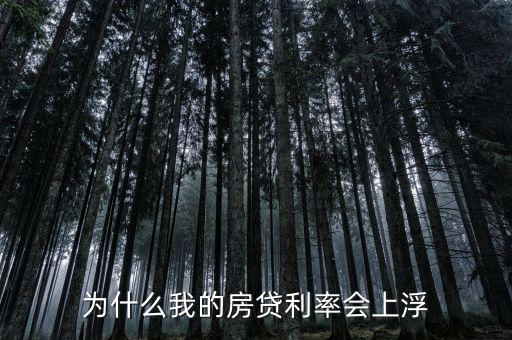 房貸為什么要上浮，為什么貸款利率要上浮