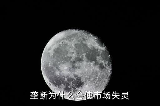 壟斷為什么會(huì)使市場失靈