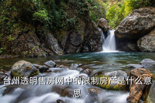 限制房產(chǎn)什么意思，處分限制房是什么意思