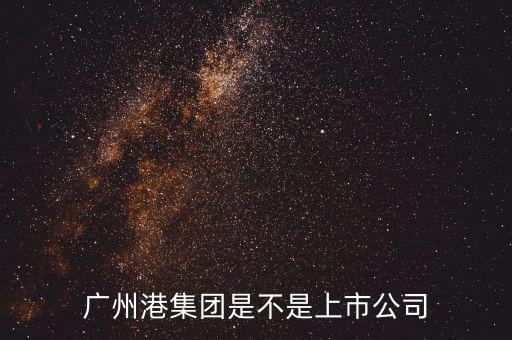 廣州港集團(tuán)什么時(shí)候上市，廣州港集團(tuán)是不是上市公司