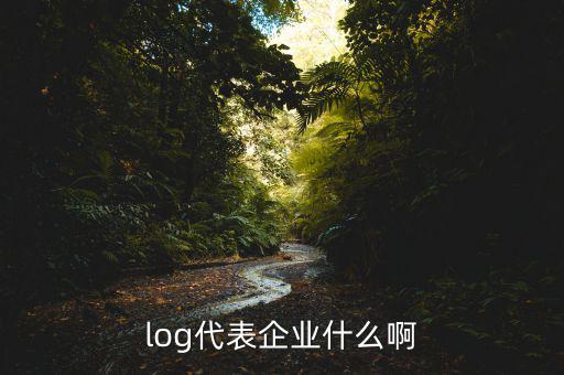標志著企業(yè)真正形成的是什么，log代表企業(yè)什么啊