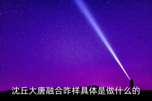 大唐融合是干什么的，沈丘大唐融合咋樣具體是做什么的