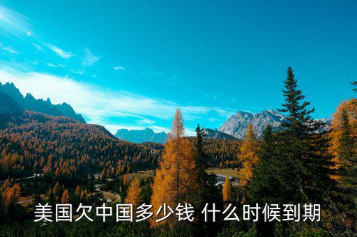 美國為什么欠中國錢，美國為什么會負債