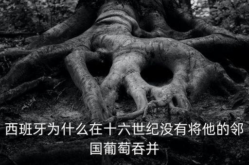 西班牙為什么沒(méi)有吞并葡萄牙，西班牙為什么在十六世紀(jì)沒(méi)有將他的鄰國(guó)葡萄吞并