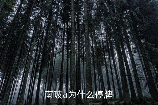 南玻a為什么停牌，有誰知道南玻a這次停牌什么時候才開盤