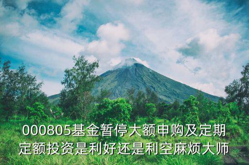 001815基金為什么暫停，001719基金為什么暫停申購