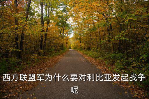 歐債危機(jī)下的法國為什么要發(fā)動(dòng)利比亞戰(zhàn)爭，西方聯(lián)盟軍為什么要對(duì)利比亞發(fā)起戰(zhàn)爭呢