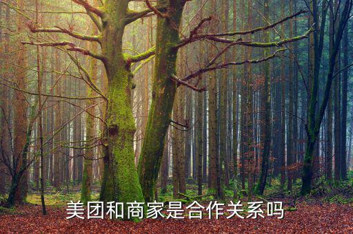 美團商戶合作什么意思，美團和商家是合作關(guān)系嗎