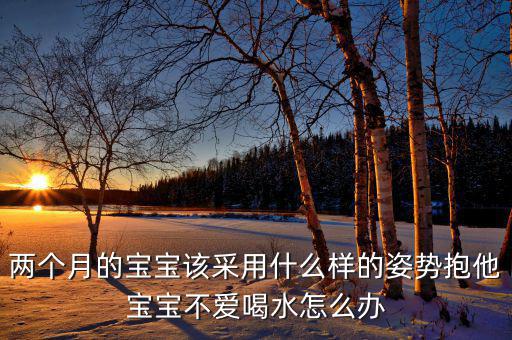 兩個(gè)月的寶寶該采用什么樣的姿勢抱他寶寶不愛喝水怎么辦