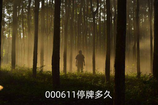 000611什么時(shí)候復(fù)牌，000611停牌多久