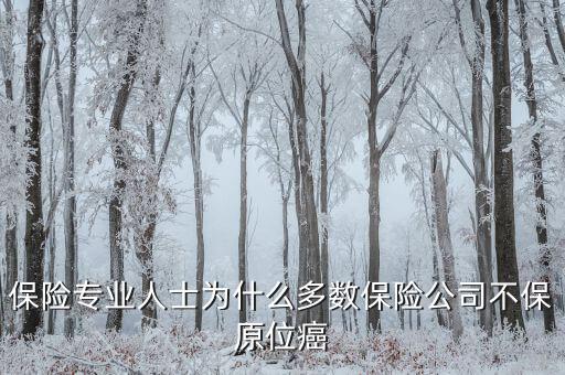 保險(xiǎn)專(zhuān)業(yè)人士為什么多數(shù)保險(xiǎn)公司不保原位癌