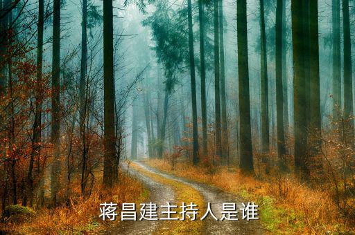 蔣昌建怎么叫他教授,《超級大腦》主持人蔣昌建博士、副教授