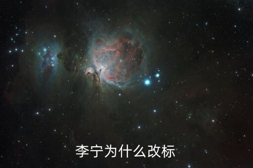 李寧為什么改標志，李寧為什么換標志