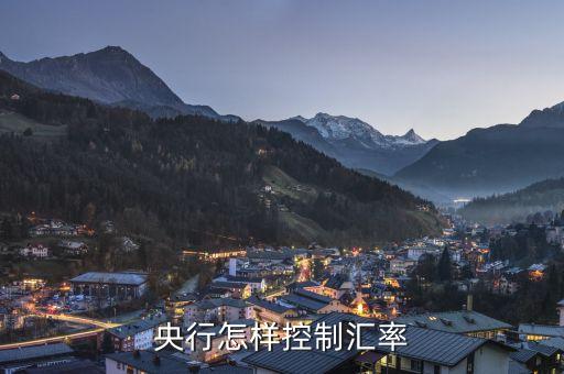 什么控制匯率，國家是通過什么手段調(diào)控人民幣與外幣的匯率