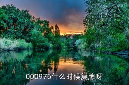 000976什么時候復牌呀