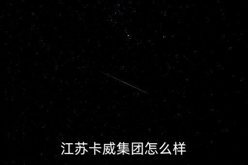 江蘇卡威集團(tuán)是什么性質(zhì)的企業(yè)，我剛大學(xué)畢業(yè)學(xué)的是汽車制造與裝配請問一下江蘇卡威公司怎么