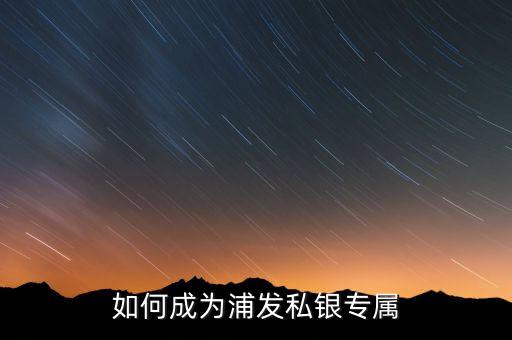浦發(fā)銀行私銀專屬什么意思，如何辦理浦發(fā)銀行的私銀專屬理財產(chǎn)品